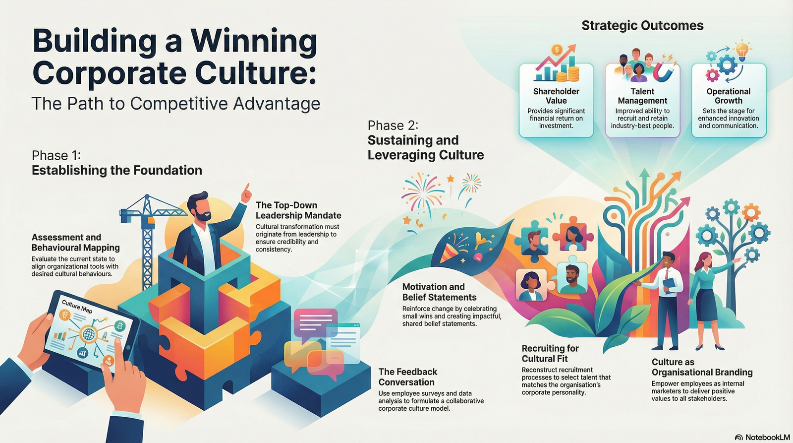 Connecting the Dots: Developing a Winning Organisaton Culture